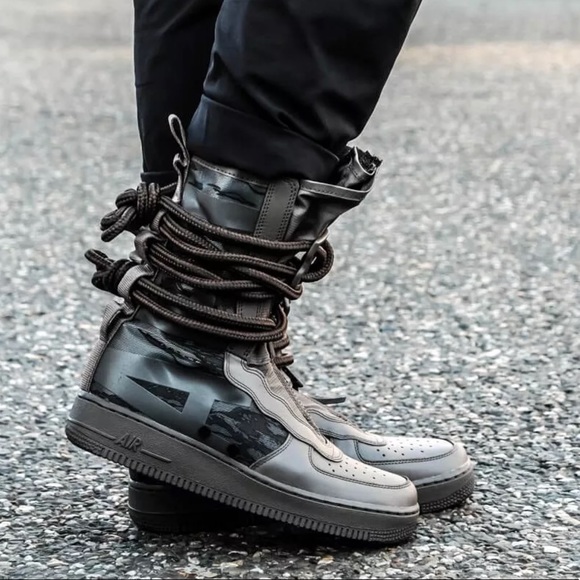 Nike Other - NEW Nike SF AF1 HI “Ridgerock” Camo Sneaker Boots